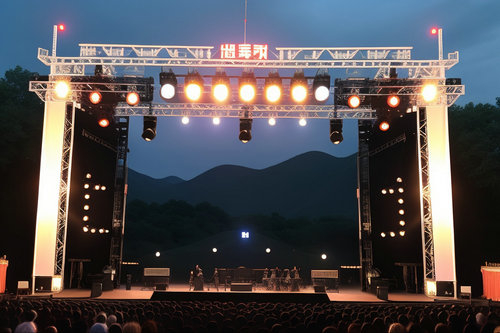 鄭州農(nóng)村辦喜事搭建桁架和背景板的費(fèi)用大概是多少？