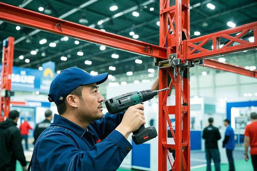 鄭州搭建一個產品推介會桁架的人工費用大概是多少？